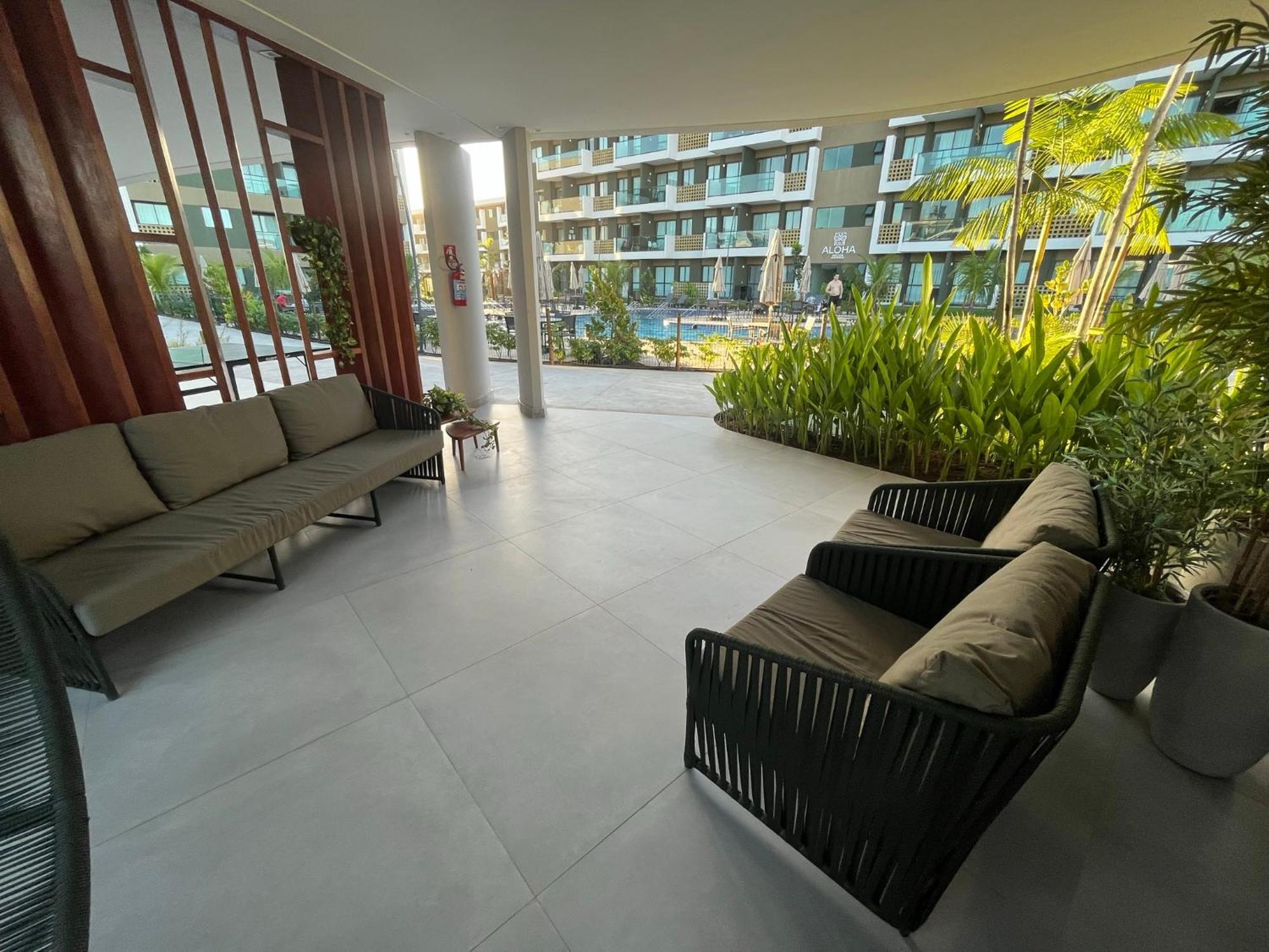 Apartamento Mana Beach - Flat Mobiliado Em Muro Alto